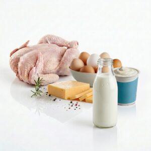 Diary, poultry and milk