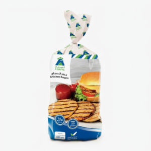 A'Saffa Chicken Burger Poly Bag, 1kg OMR 2.770