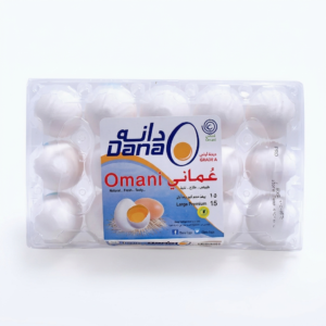 Dana White Large Premium Eggs, 15 Pieces
