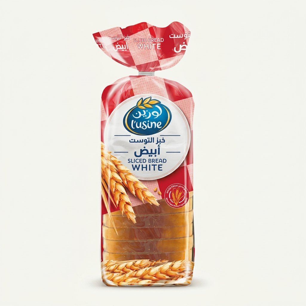 L'usine Long Life Sliced White Bread, 600g